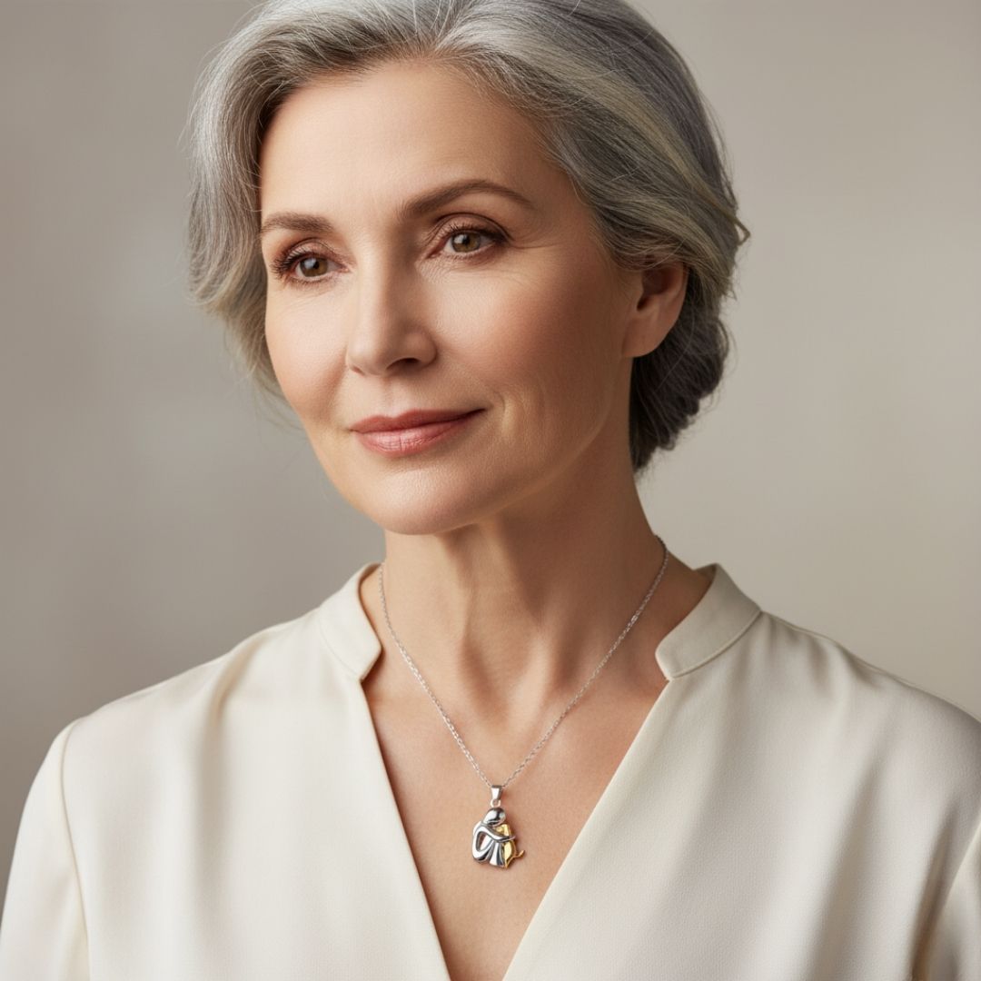 Olivia™ – Naszyjnik z Zawieszką w Kształcie Psa