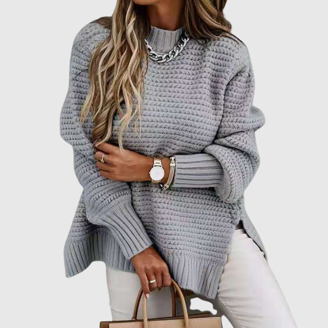 Elżbieta — Miękki Sweter z Golfem