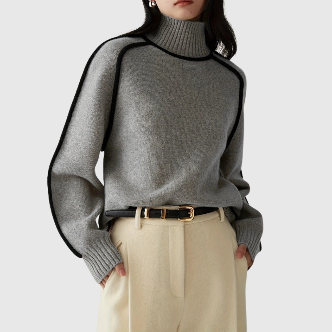 Sweter Linea Edge — elegancja wyrysowana linią