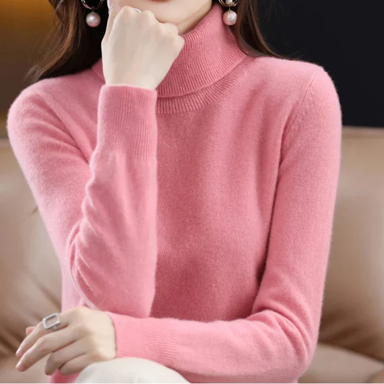 Anna | Kaszmirowy Sweter z Golfem (100% kaszmir)