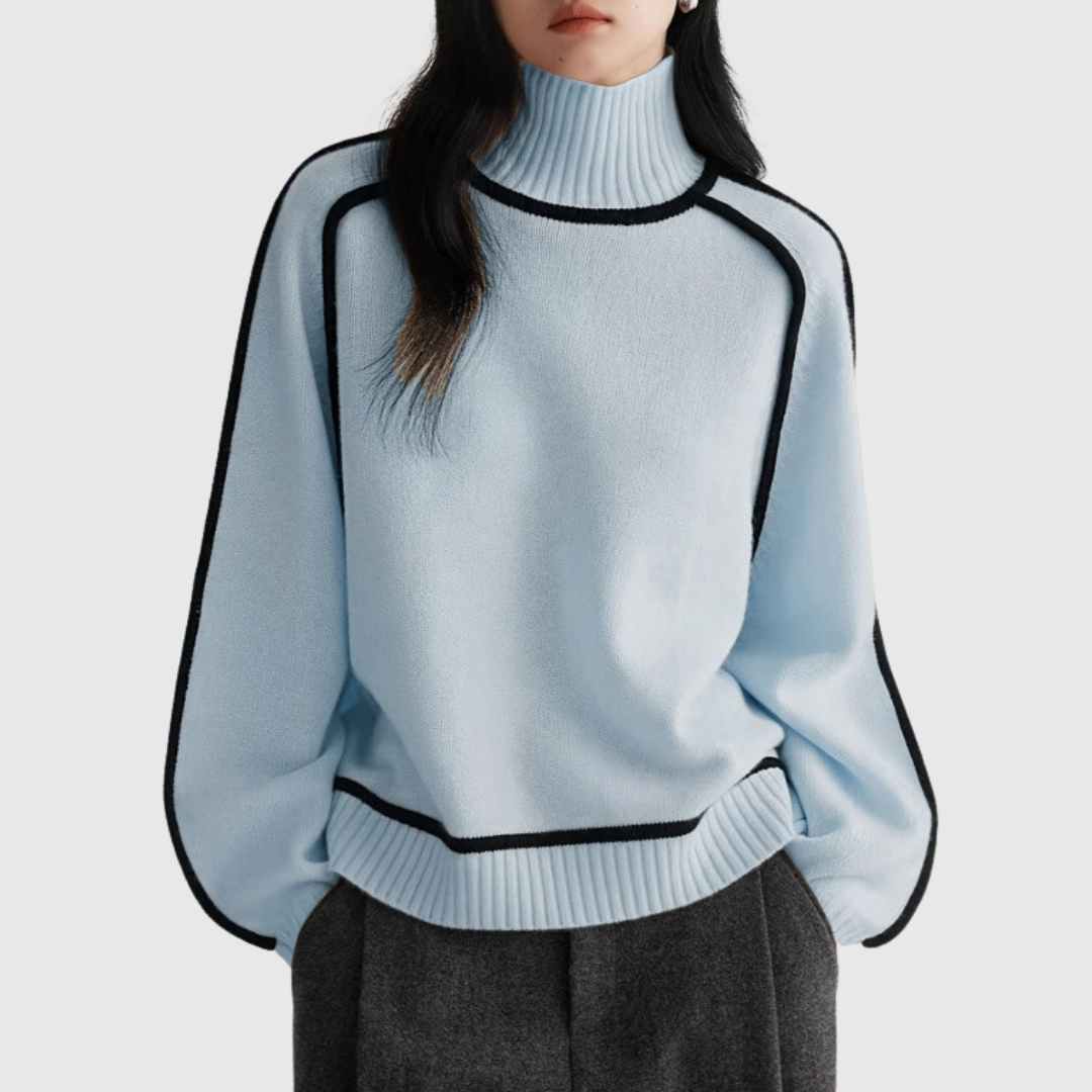 Sweter Linea Edge — elegancja wyrysowana linią