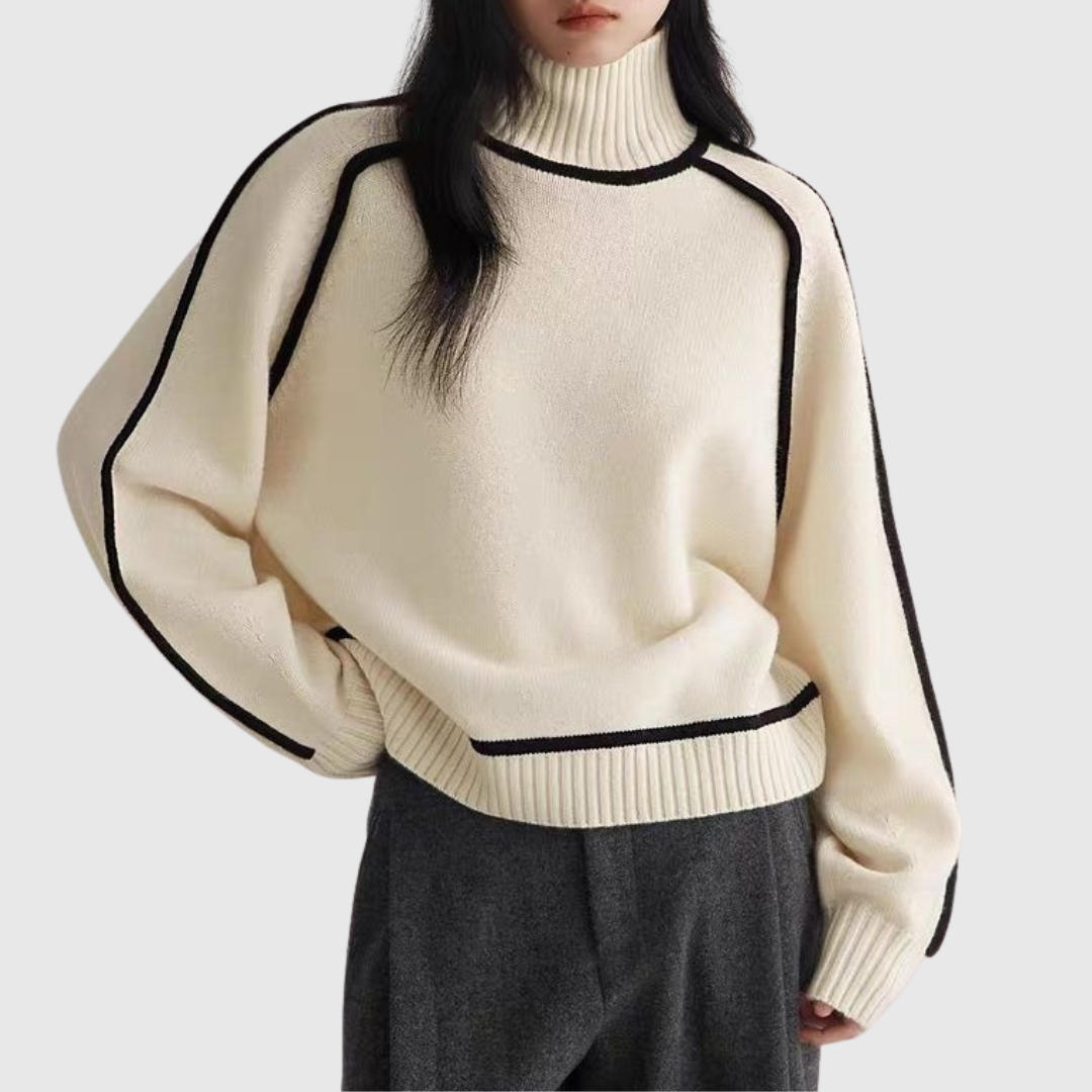 Sweter Linea Edge — elegancja wyrysowana linią