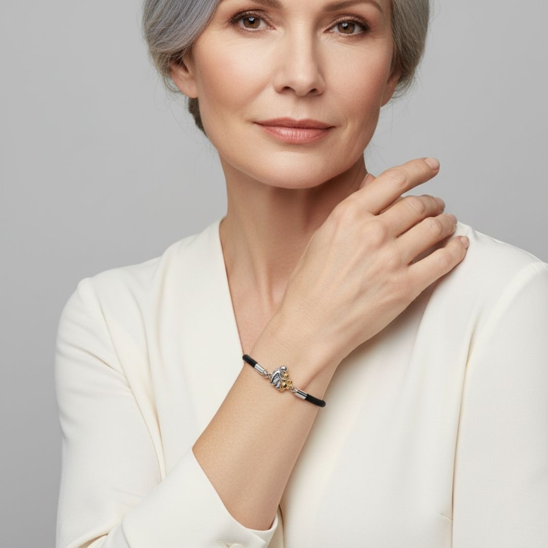 Katy™ – Bransoletka z Sznureczkiem i Ikoną Psa