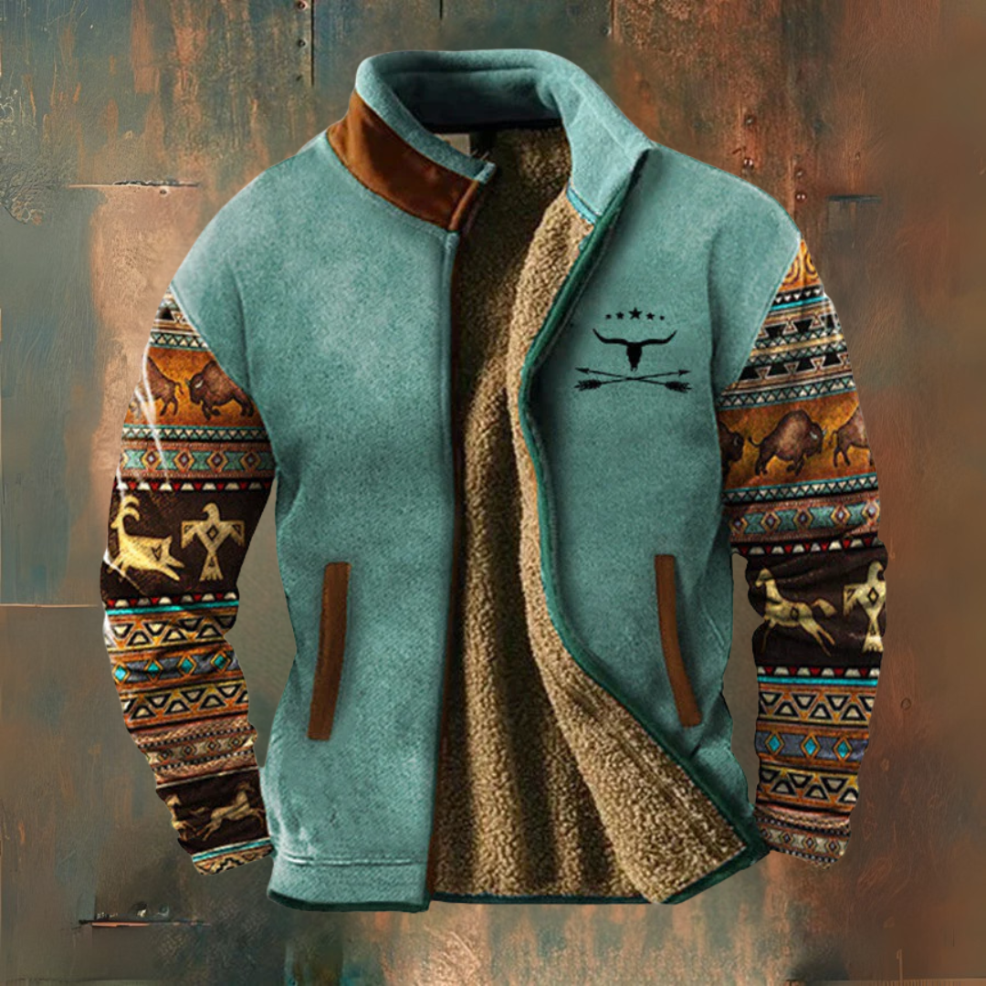 Mathéo – męska casualowa kurtka polarowa