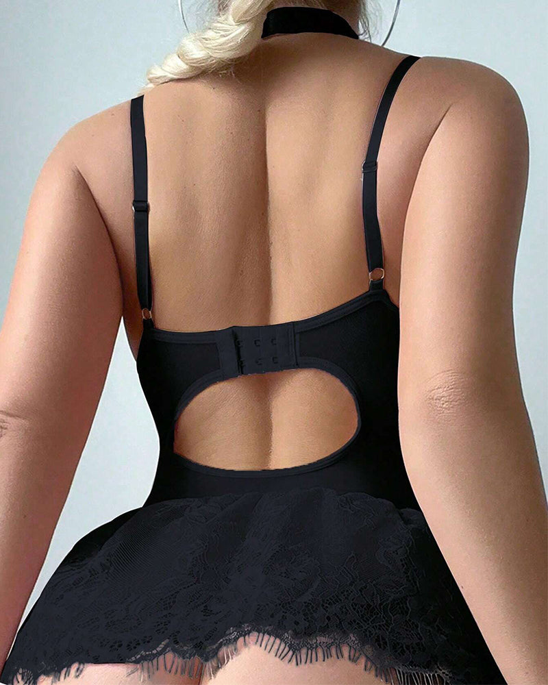 Zara™ | Romantyczne Body Lingerie z Koronkowymi Wykończeniami