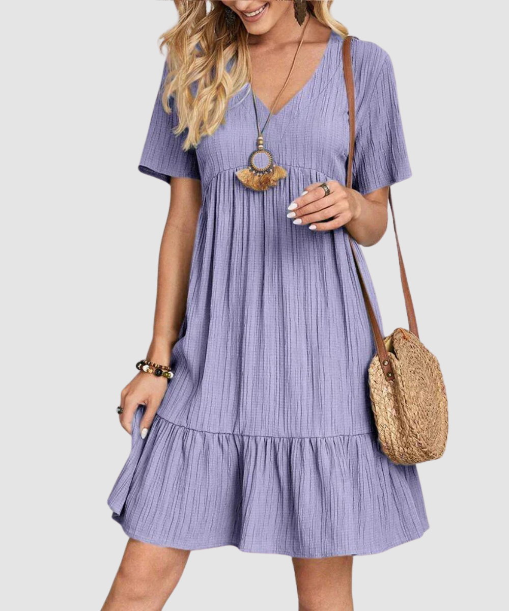 Essenz Tessa Casual Summer Mini Dress