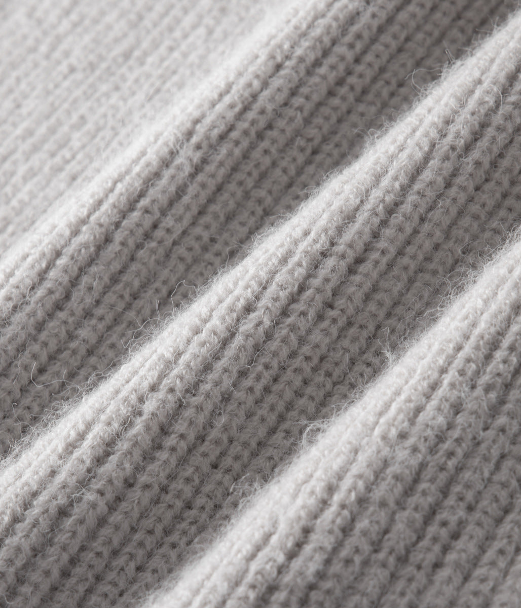 Sorrento – Męski kardigan z wełny z zamkiem