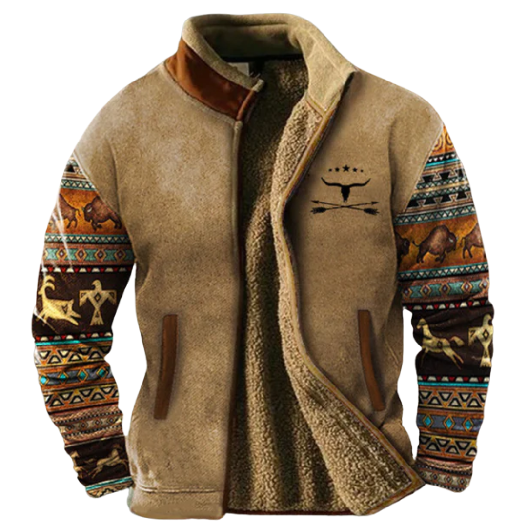 Mathéo – męska casualowa kurtka polarowa