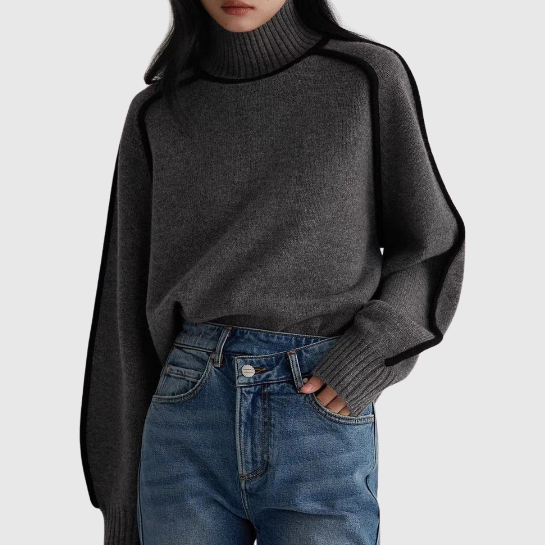 Sweter Linea Edge — elegancja wyrysowana linią