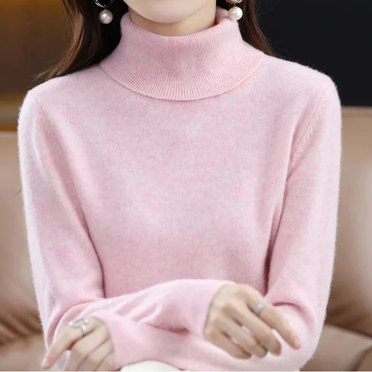 Anna | Kaszmirowy Sweter z Golfem (100% kaszmir)