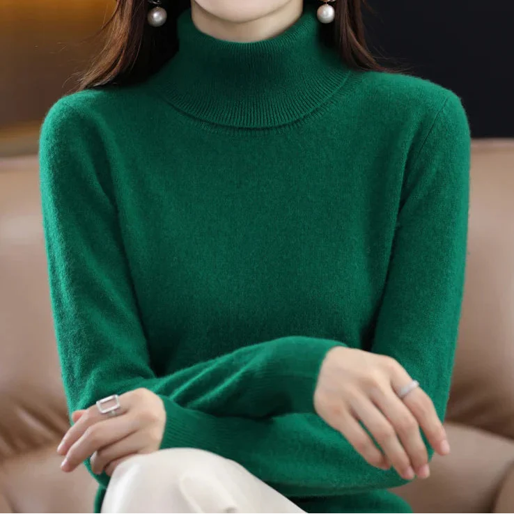 Anna | Kaszmirowy Sweter z Golfem (100% kaszmir)